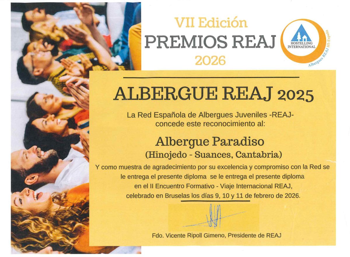 premio albergue favorito REAJ 2025 30 aniversario